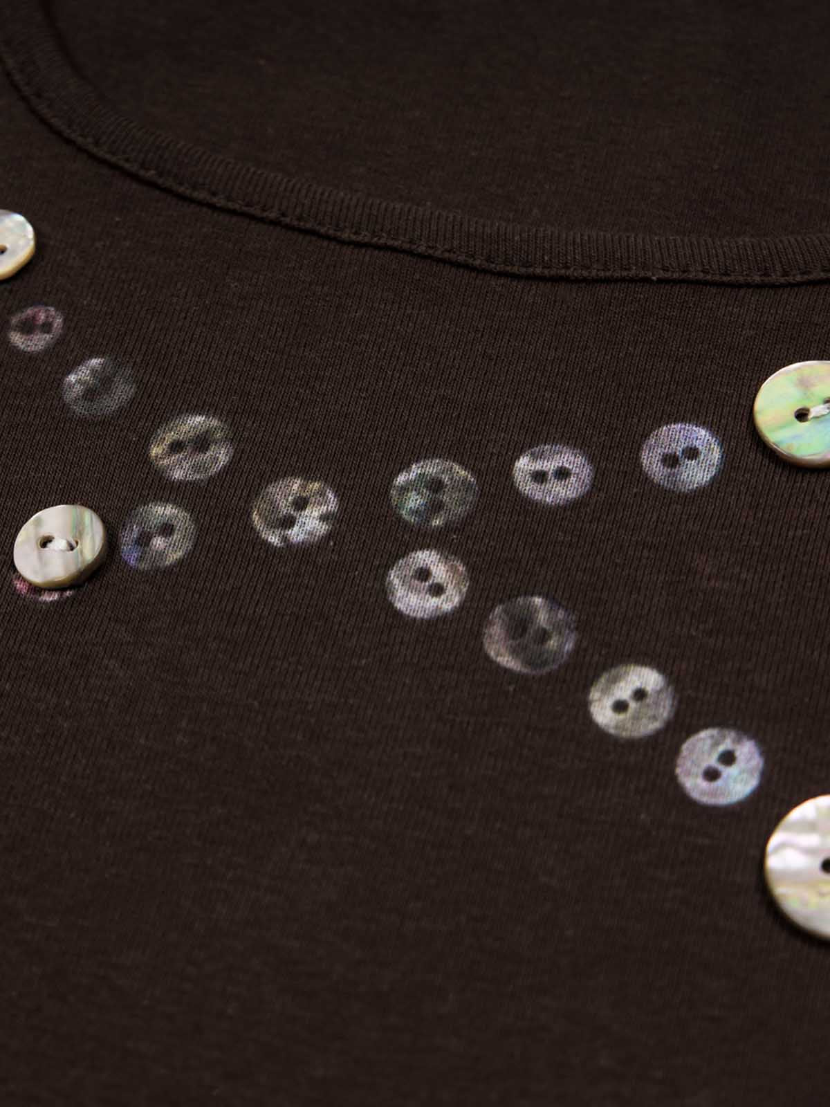 Thesupermade Button Detail Slim Tank Top
