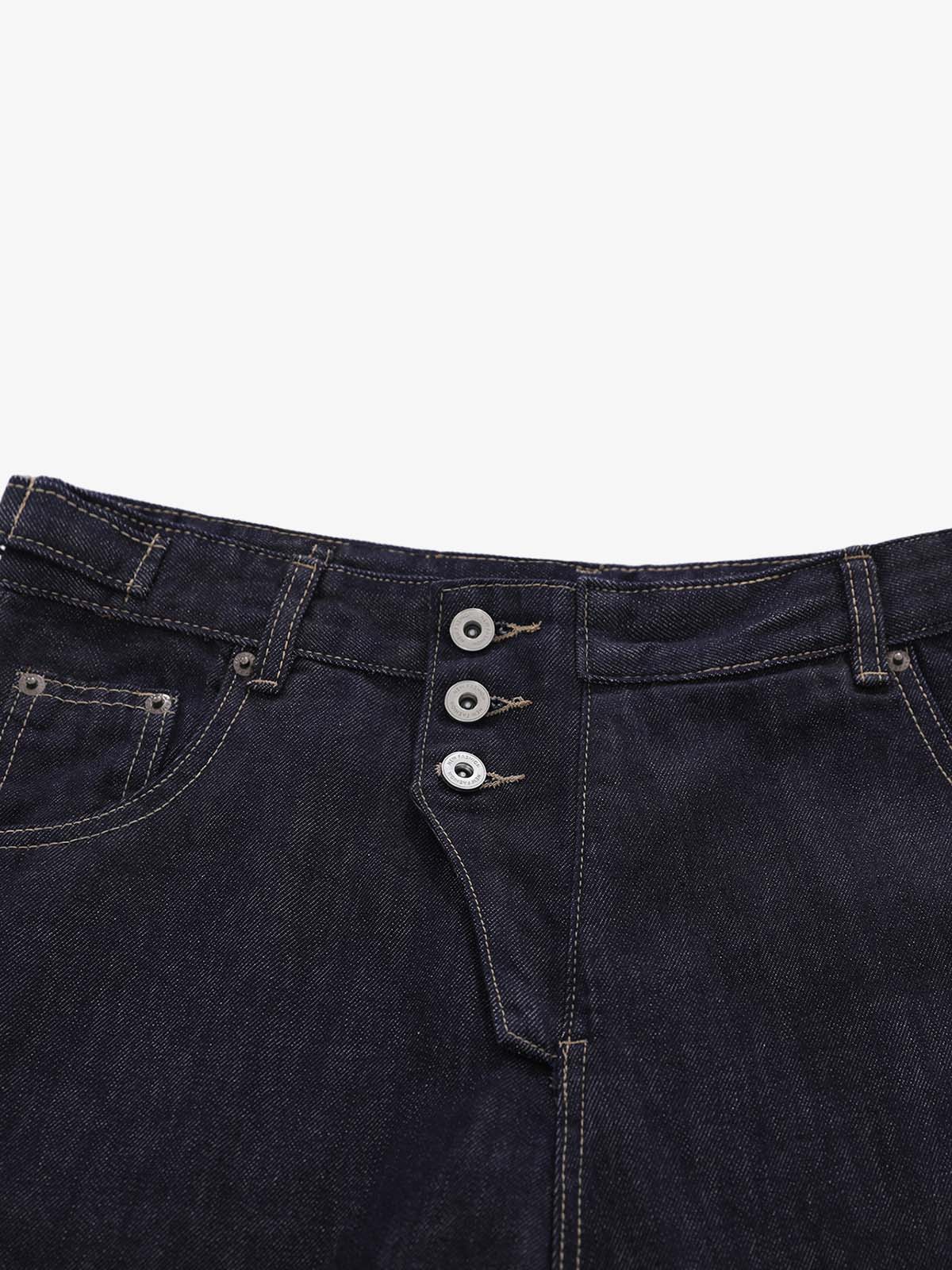 Asymmetrical Fly A-Line Shorts 