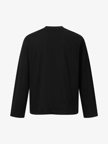 Retro Star Print Long-Sleeved T-Shirt 