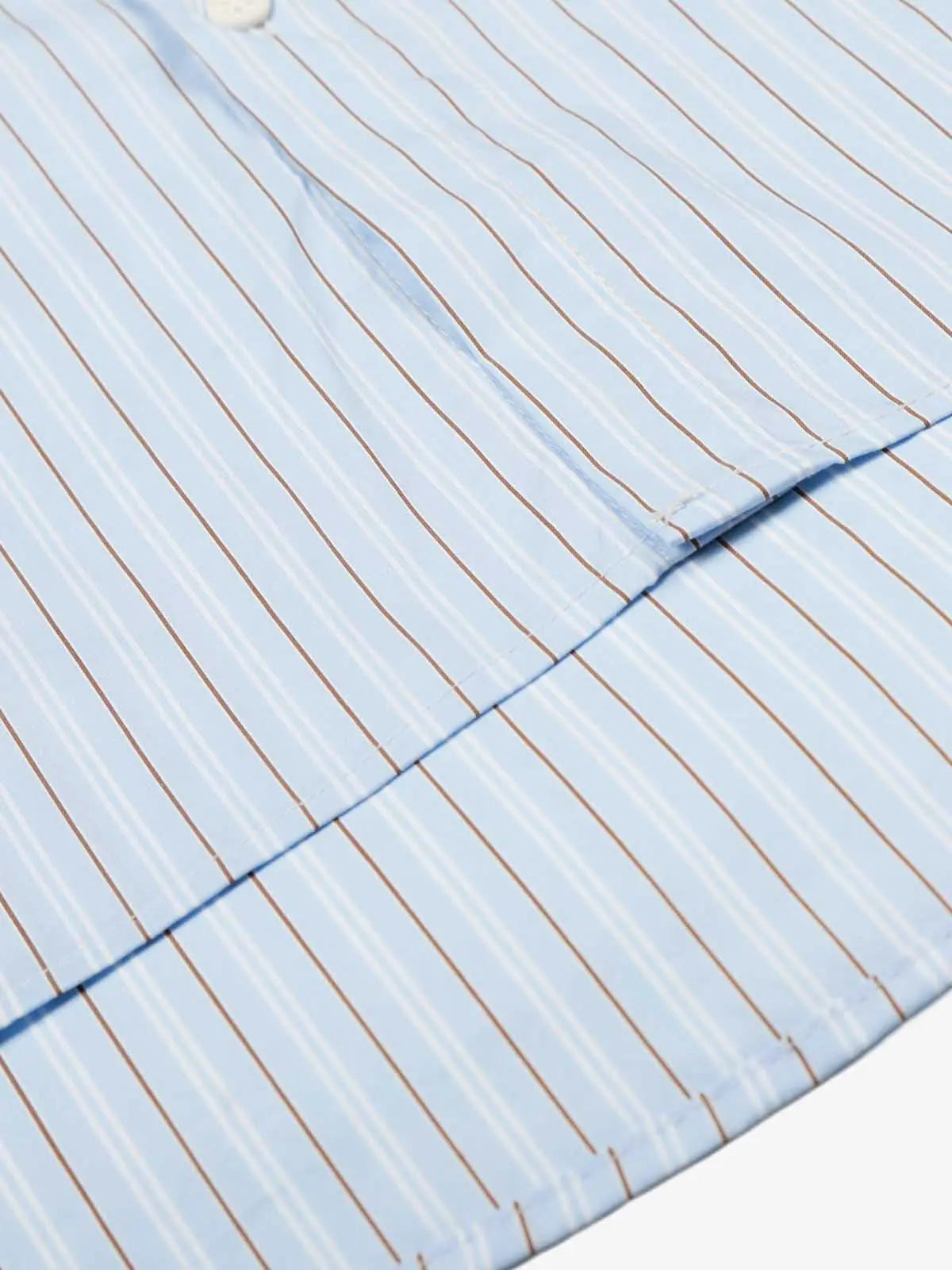 Fun Graffiti Striped Graphic Button-Up Shirt 