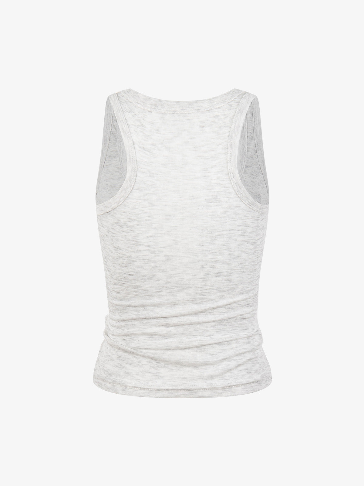 Thesupermade Pixelated Graphic Distressed Slim Tank Top