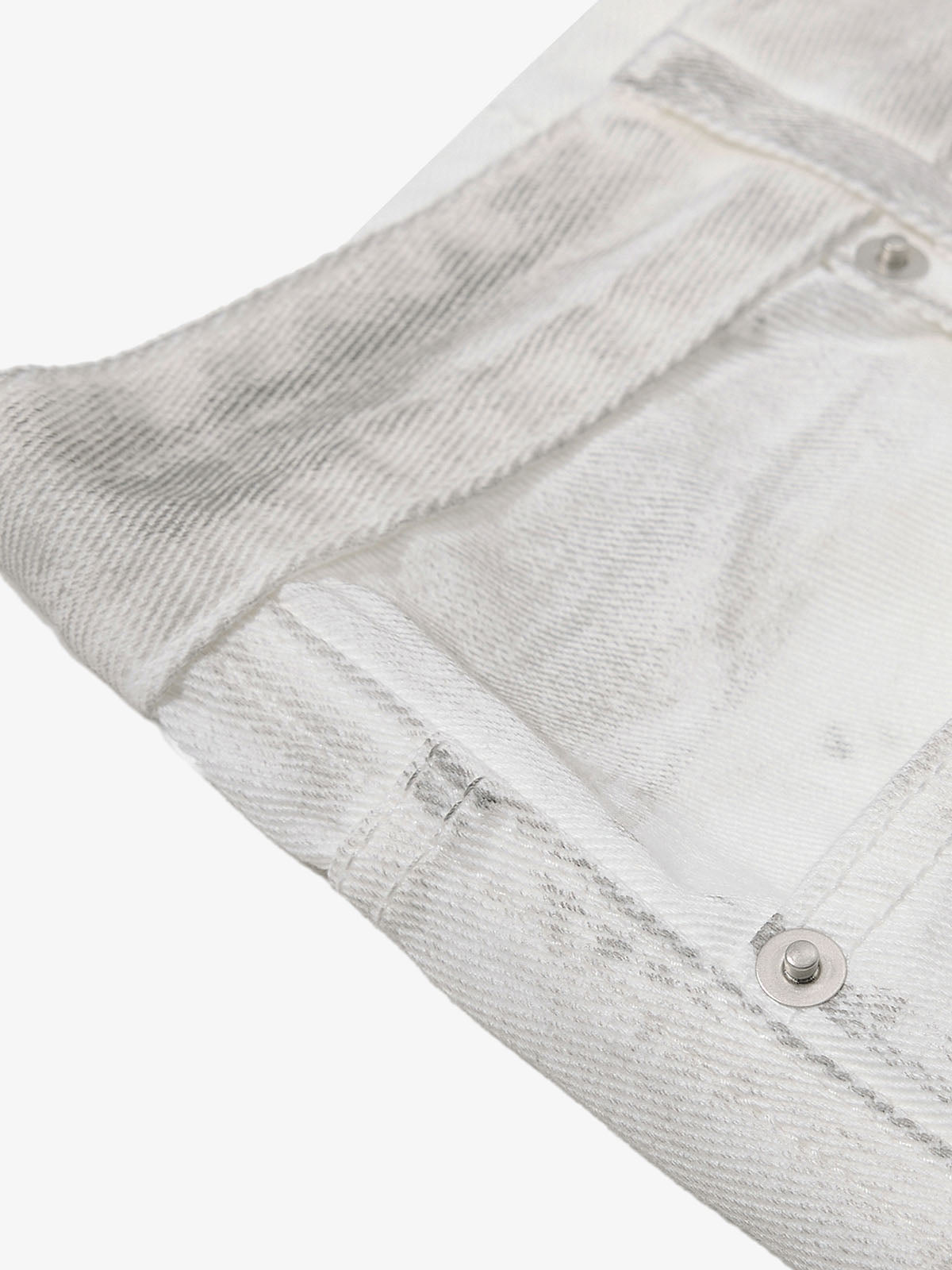Mud-Washed Pocket Denim Jorts