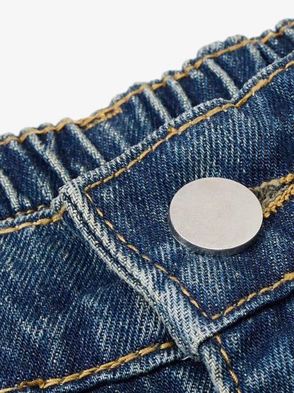 Raw Hem Star Rhinestone Jorts
