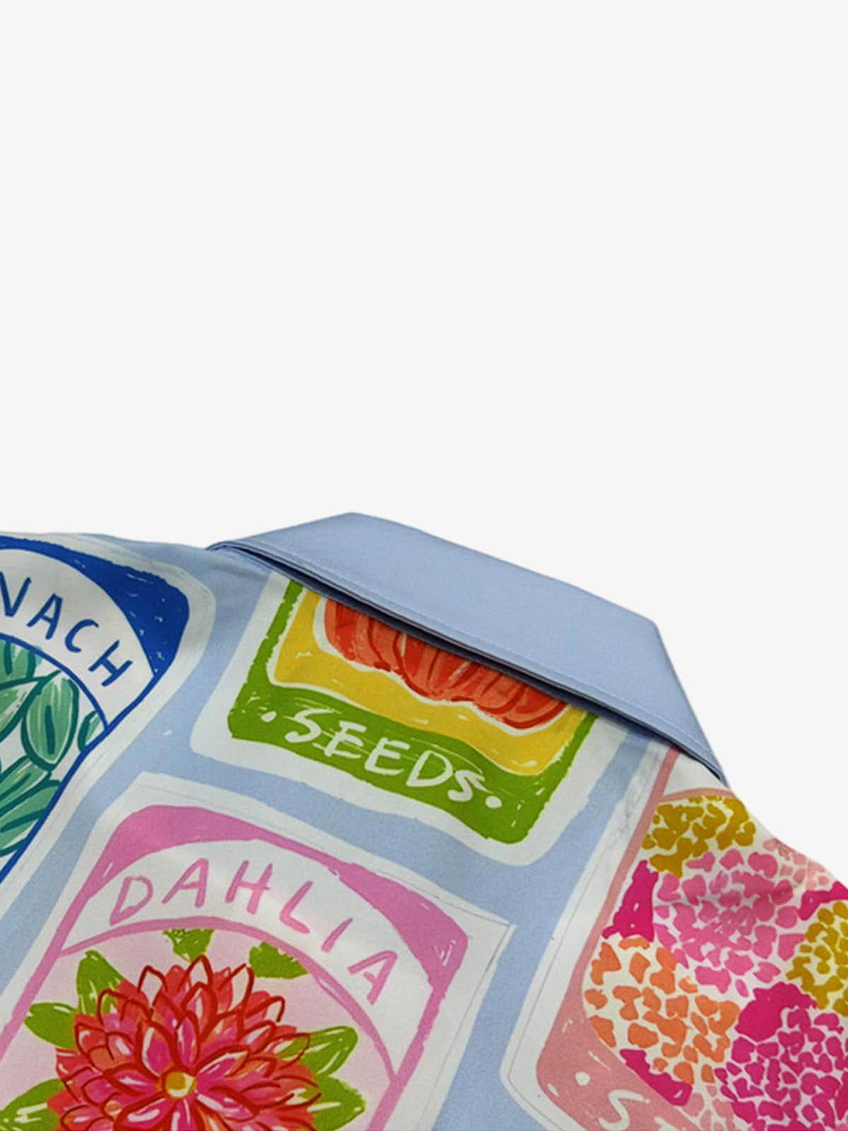 Vintage Seed Packet Cuban Shirt