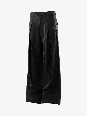 Pleated Drape Bootcut Suit Pants - 2588 