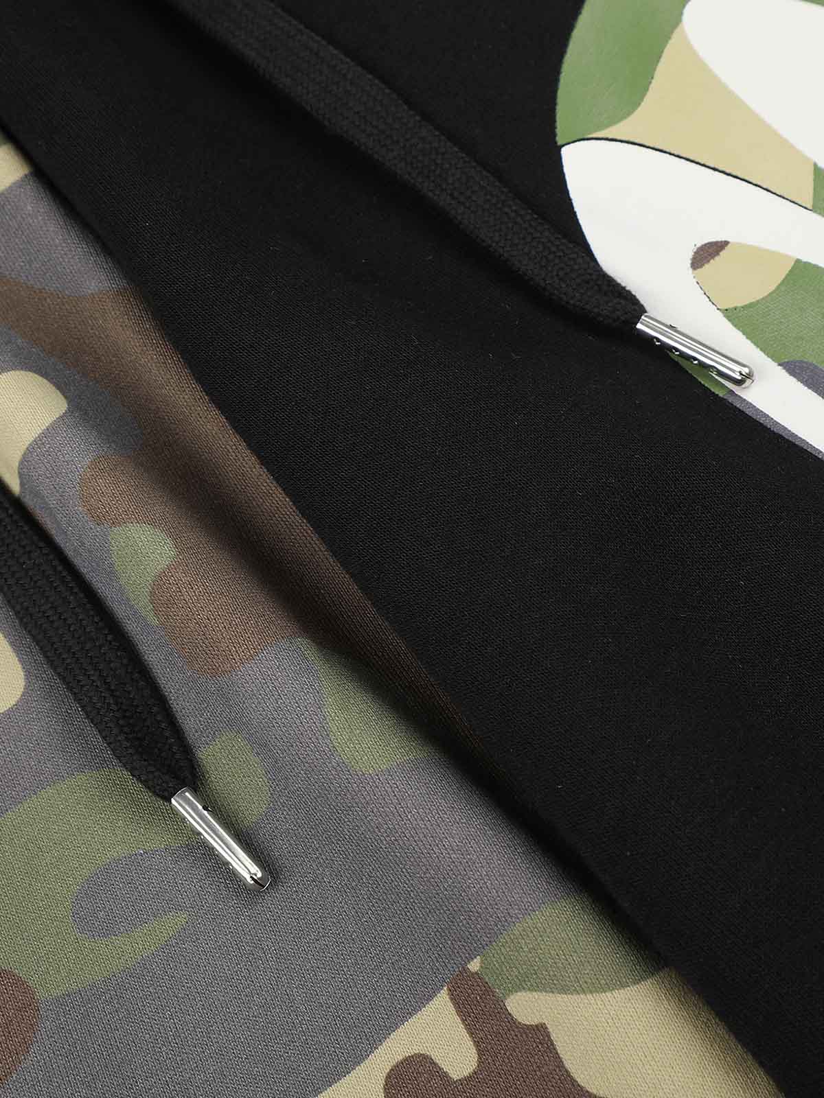 Streetwear Camo Patchwork Baggy Sweatpants