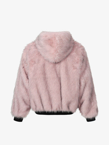 Street Fur Reversible Hooded Jacket - 2493 