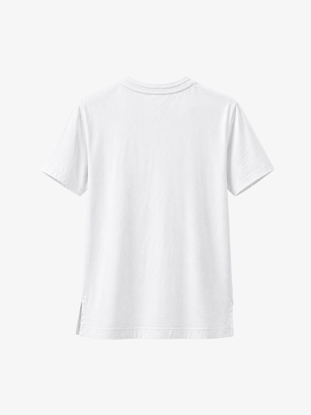 Irregular V-Neck Graphic T-Shirt