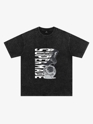 High Heel Soccer Ball Graphic T-Shirt 