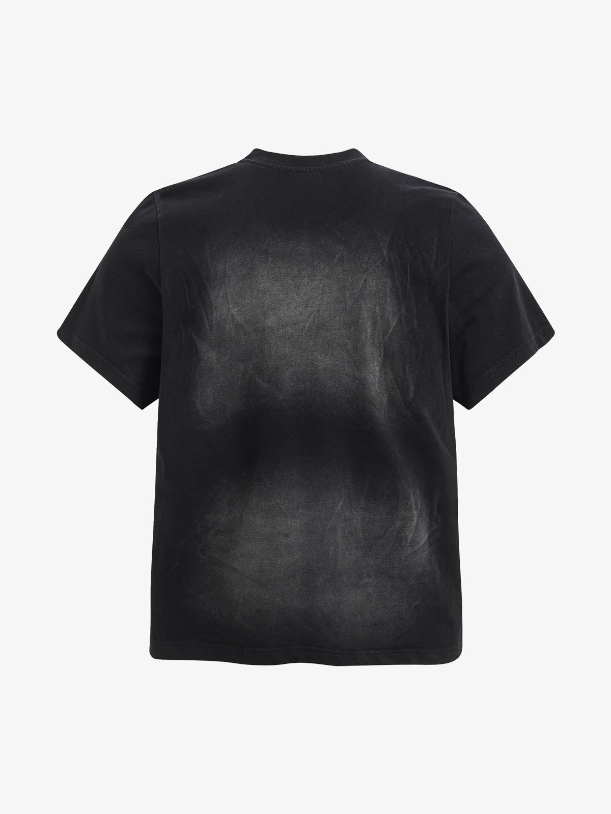 Vintage Airbrush Spray Effect Multi-Badge Graphic T-Shirt 