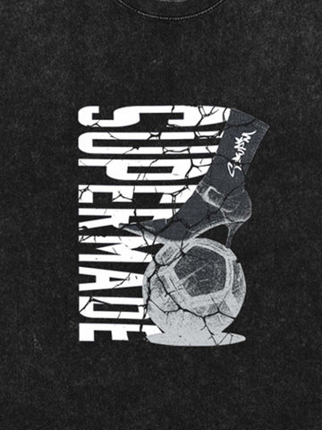High Heel Soccer Ball Graphic T-Shirt 