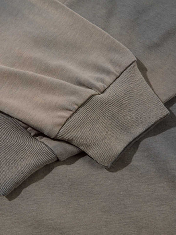 Gradient Washed Ripped Casual Sweatshirt 
