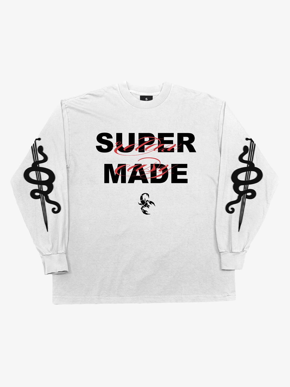 Sword Snake Graphic Long Sleeve Tee