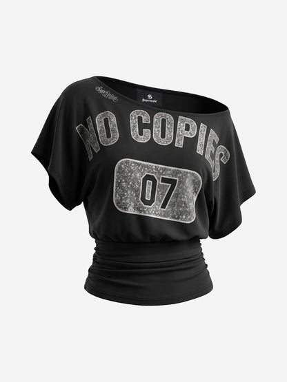 Cross Shoulder Graphic Tee