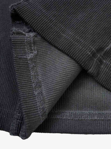 Exposed Seams Washed Knit Vest