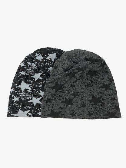 Street Double-Layer Five-Pointed Star Pullover Hat 