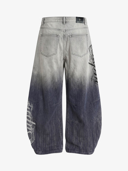 Vintage Letter Jeans