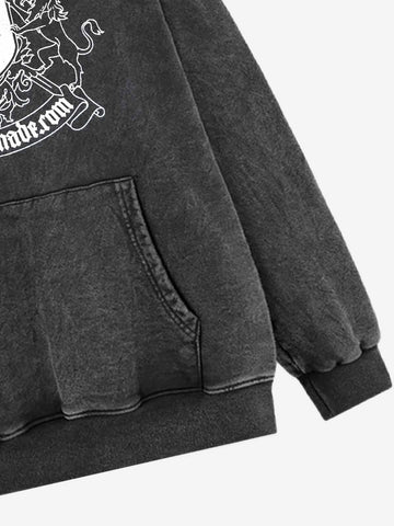 Scorpion Patch Washed Hoodie