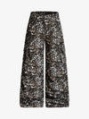 Leopard Print Cargo Wide Leg Pants 