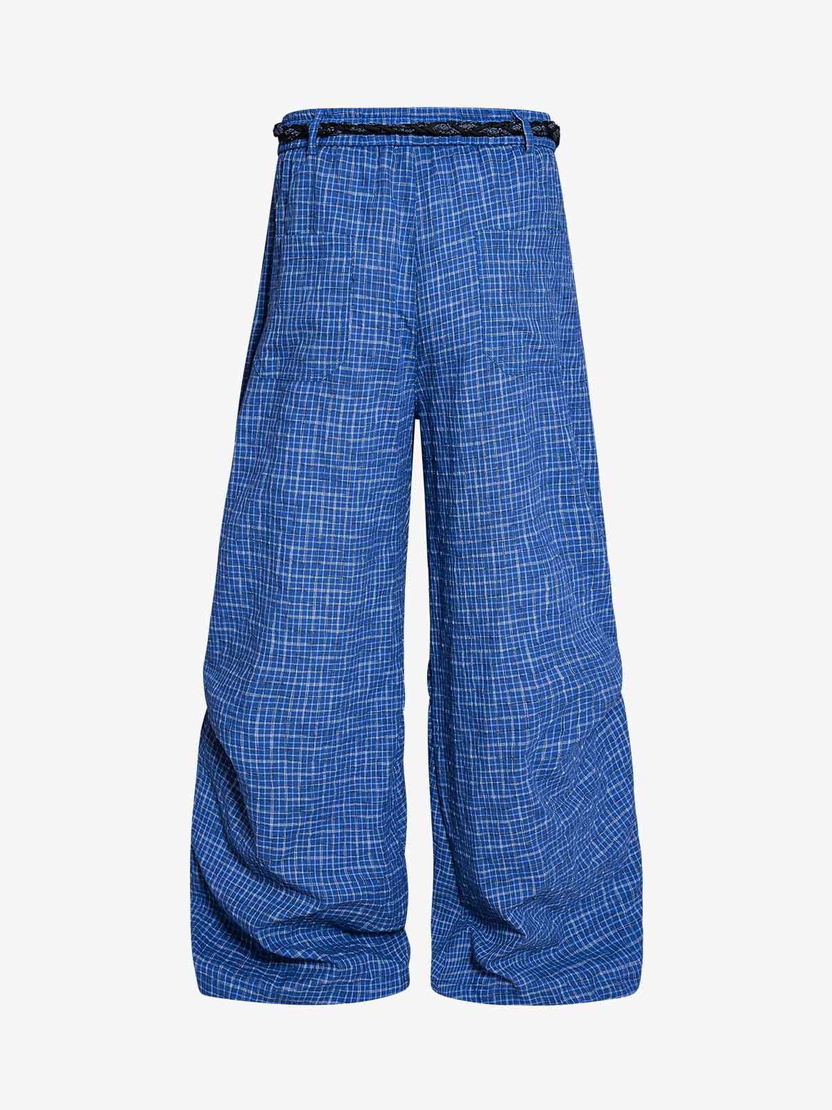 Pleated Drawstring Pants