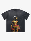 Black Oversized Graphic T-Shirt