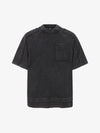 Exposed Seam Washed T Shirt