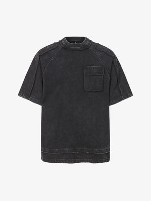 Exposed Seam Washed T Shirt