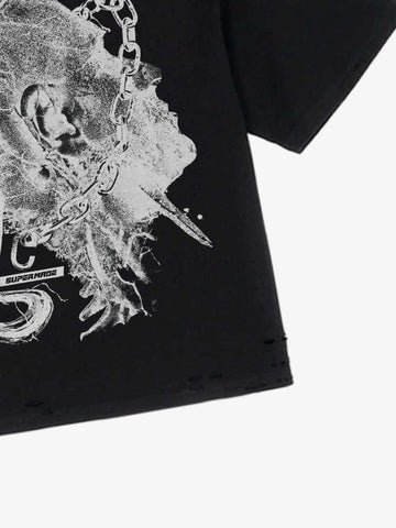 Slash Horror Portrait Graphic Tee