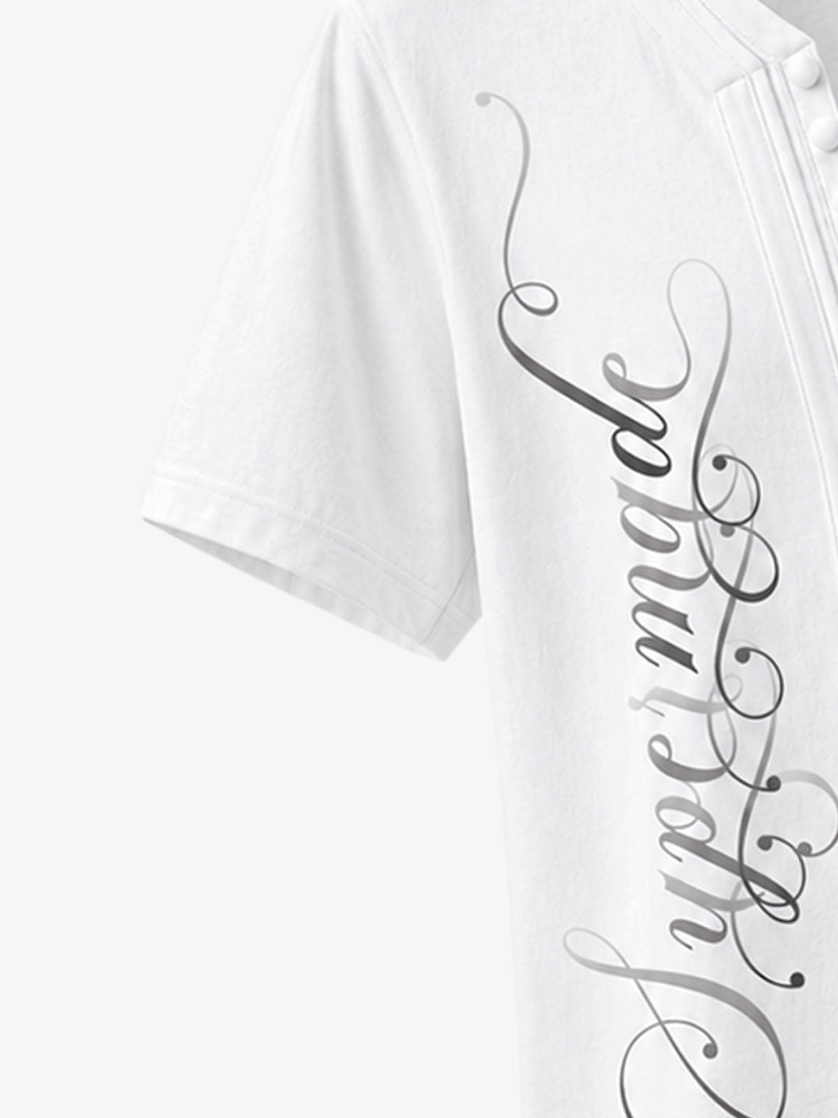 Irregular V-Neck Graphic T-Shirt