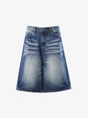 Vintage Whiskered Denim Jorts