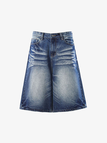 Vintage Whiskered Denim Jorts