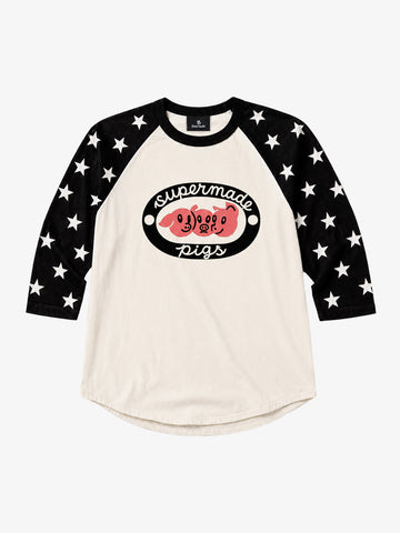 Pig Graphic Raglan Tee