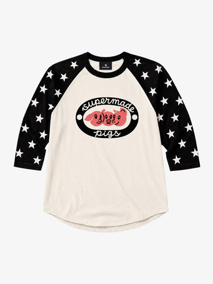 Pig Graphic Raglan Tee