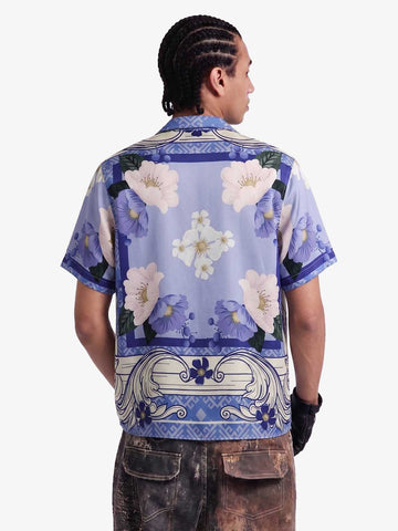 Vintage Baroque Floral Cuban Shirt