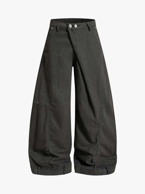 Deconstructed Multi-Waist Pants