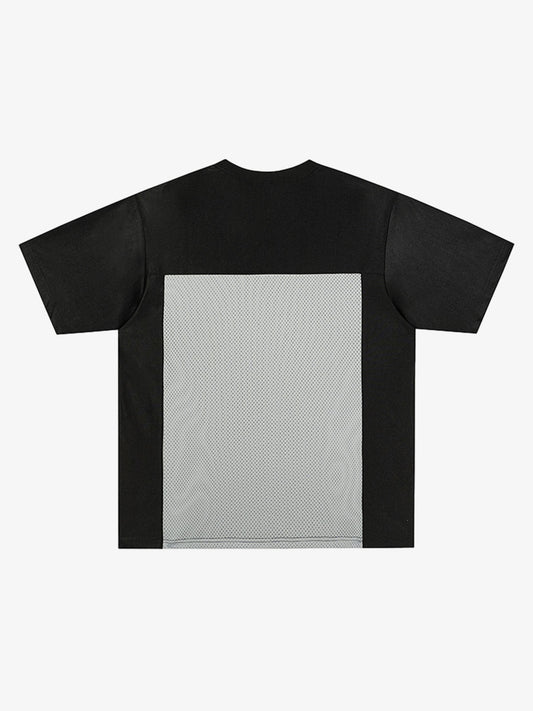 Leopard Print Mesh Football Jersey