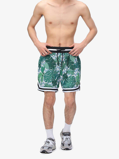 Retro Mesh Drawstring Basketball Shorts