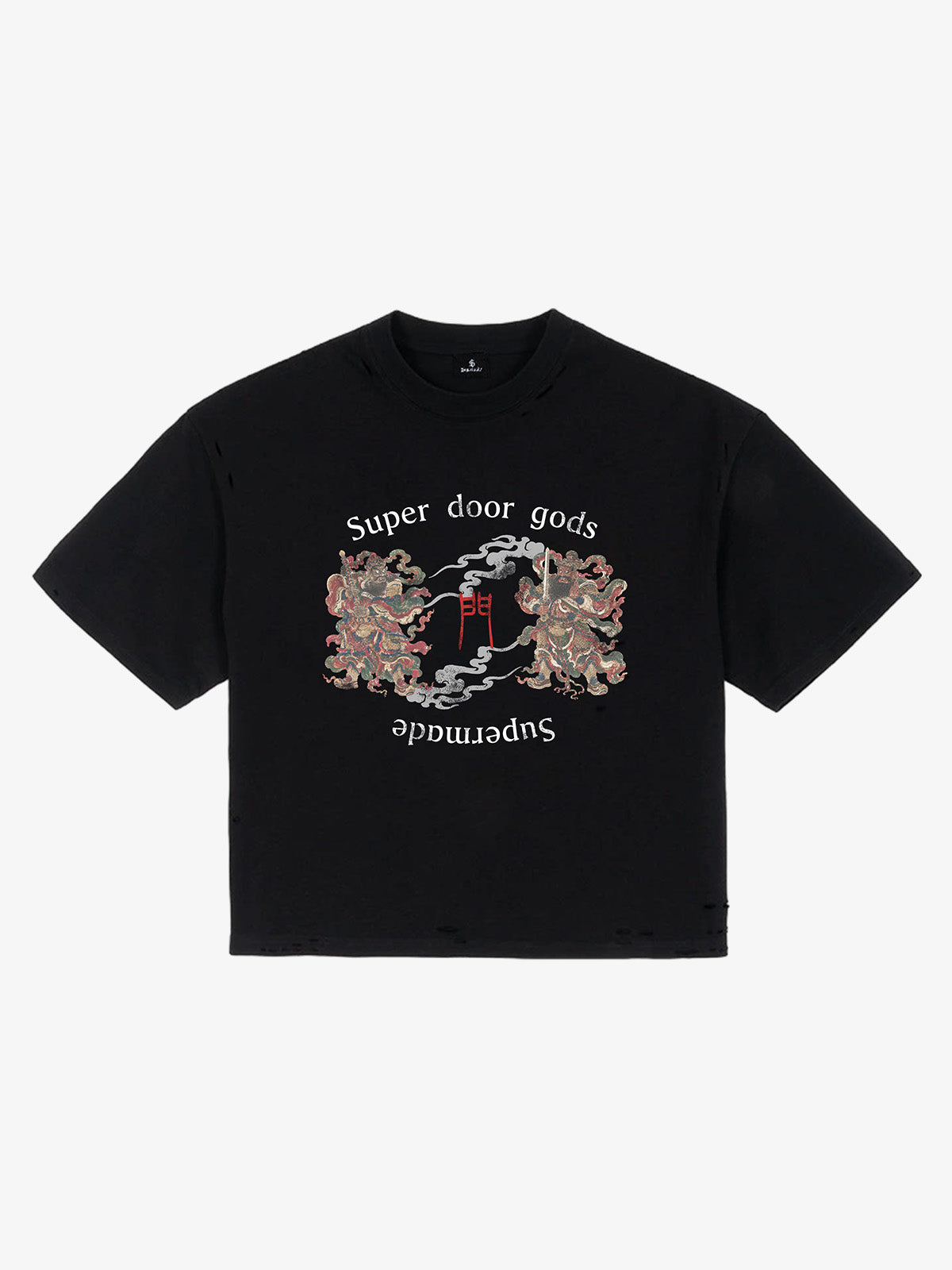 Embroidered Guardian Crop Tee