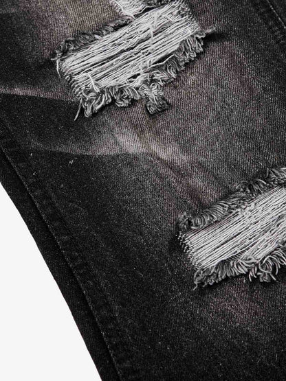 Distressed Flared Jeans