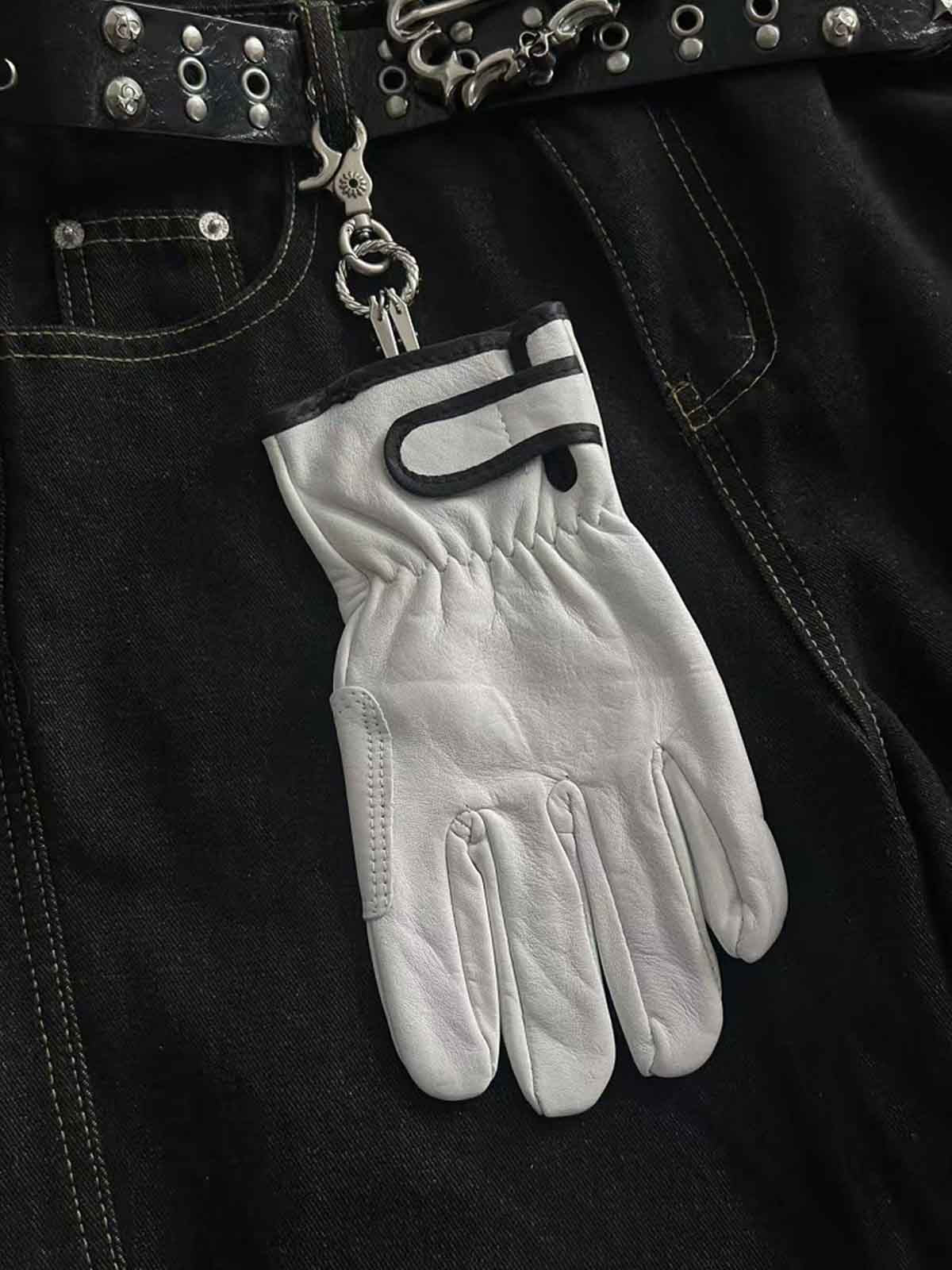 Vintage Glove Keychain Charm 