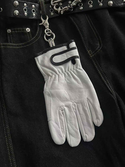 Vintage Glove Keychain Charm 