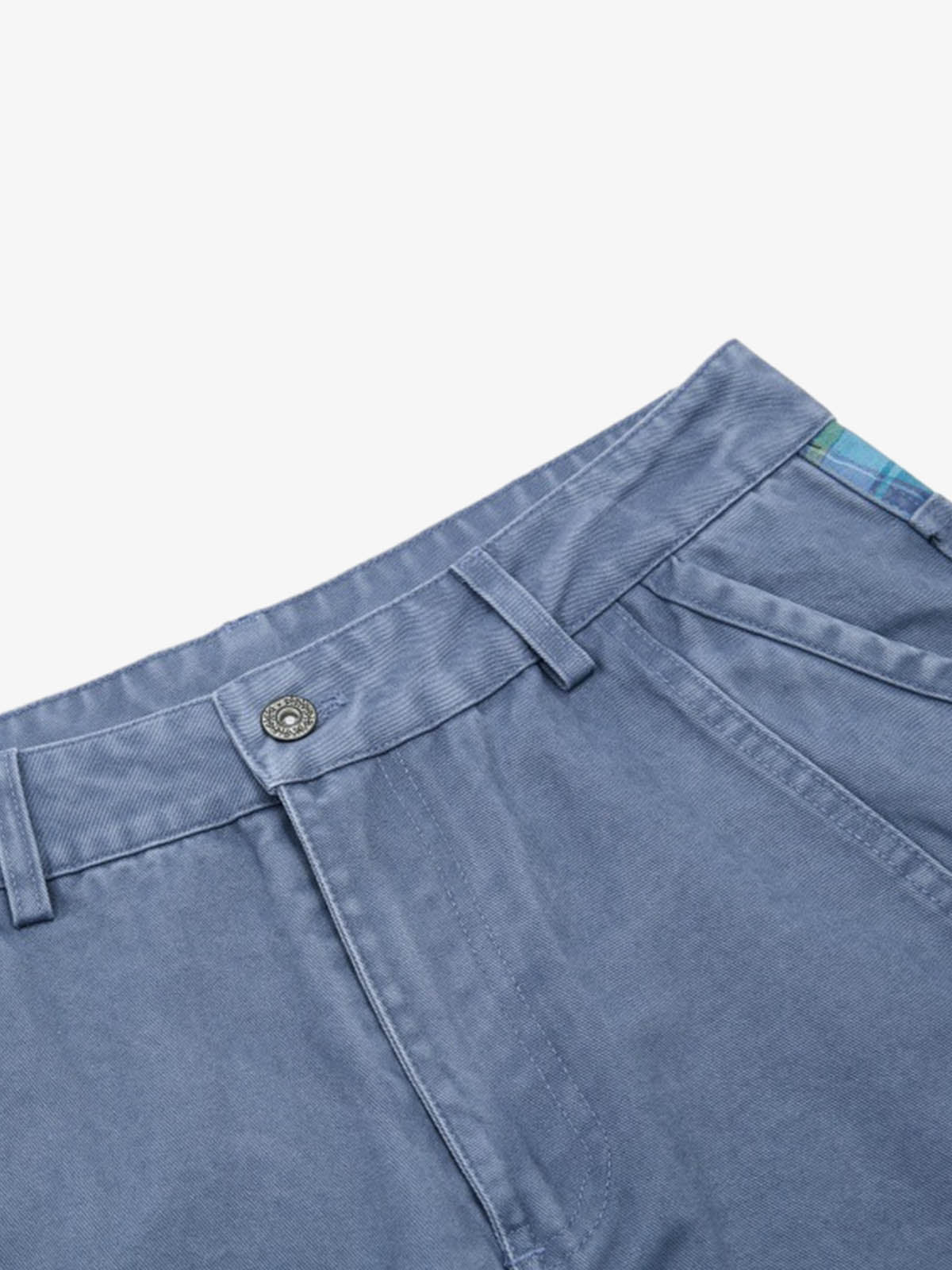 Drawstring Cuffs Curved Pleated Pants
