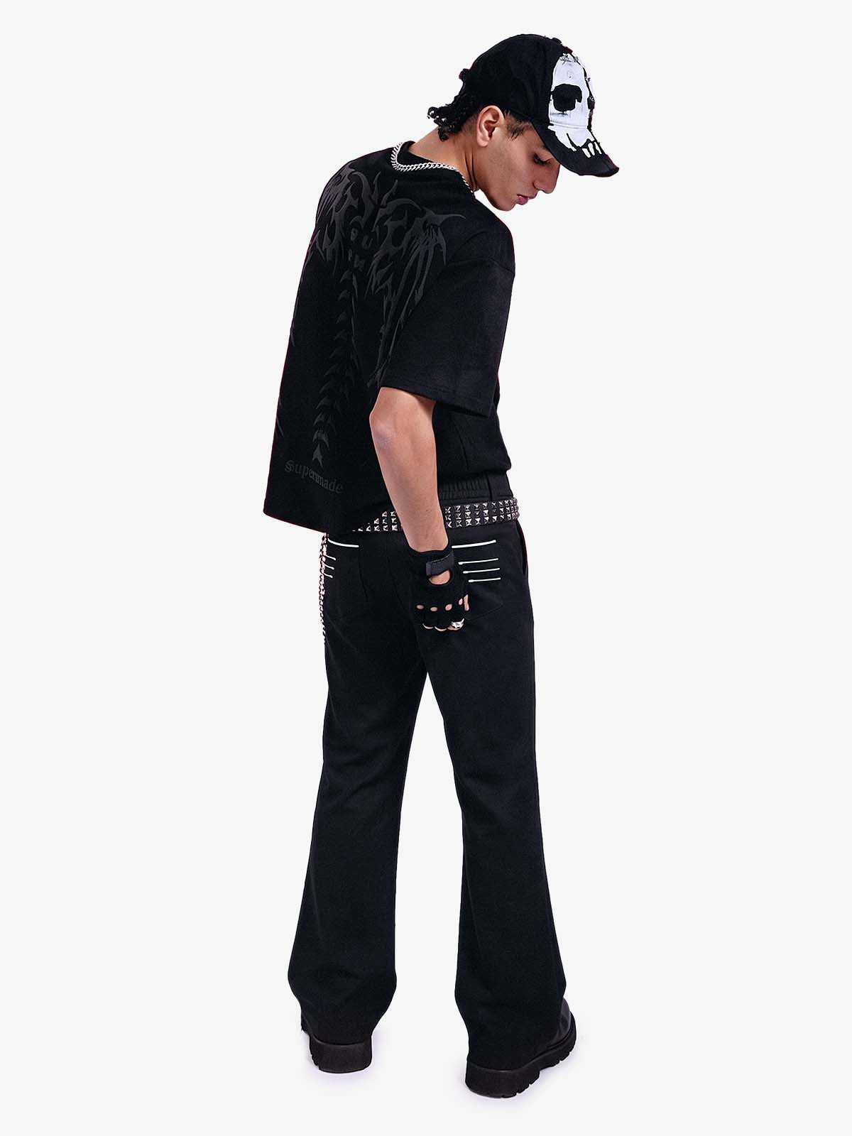 Minimal Draped Tailored Pants 