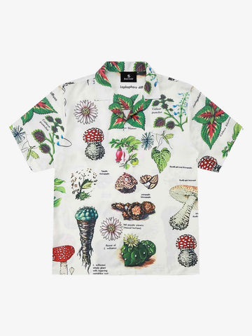 Vintage Succulent Botanical Print Shirt