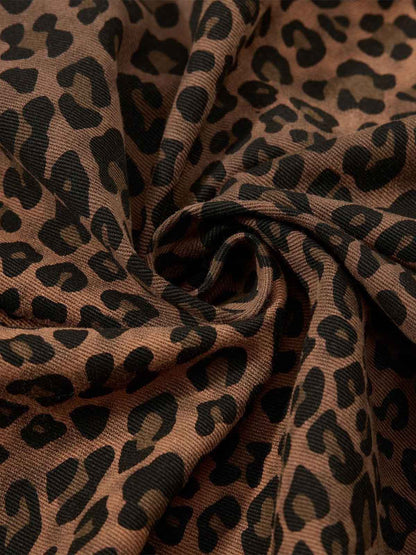 Leopard Graphic Short Sleeve Shirt