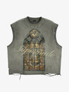 Vintage Cathedral Window Sleeveless T-Shirt 