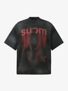 Textured Black T-Shirt