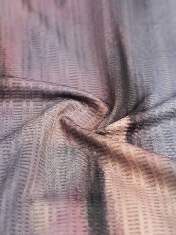 Tie-Dye Patchwork Long Sleeve Tee