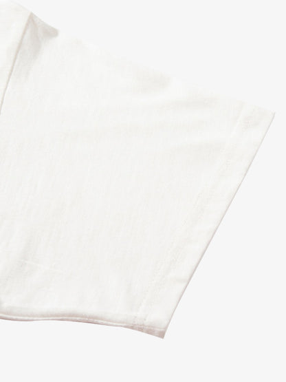 White 100% Cotton Crew Neck T-Shirt – Soft Lightweight Casual Tee