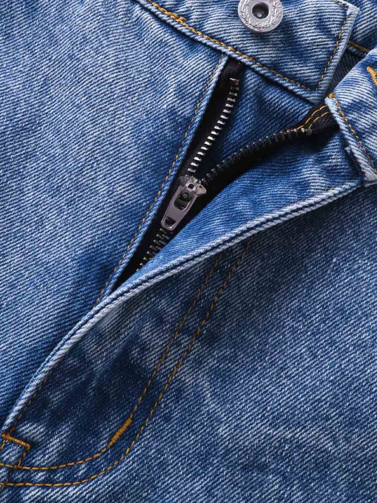 Y2K Faded Stacked Denim Jeans